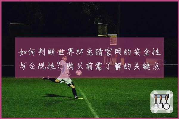 如何判断世界杯竞猜官网的安全性与合规性？购买前需了解的关键点